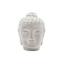Boeddhahoofd Uit Cement - 16 × 16 × 21,5 Cm