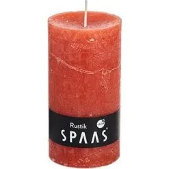 Spaas Rustieke Cilinderkaars Gember - 60 Uren