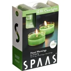 Spaas Clearlights XL Heart Warming - 10 Uren - Set Van 12 Stuks