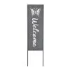 Mica Decorations Tuinsteker WELCOME Grijs - 22 × 83,5 Cm