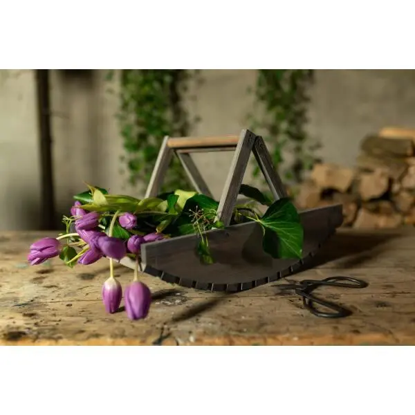 ESSCHERT DESIGN Bloemenplukmand Hout - Afbeelding 2