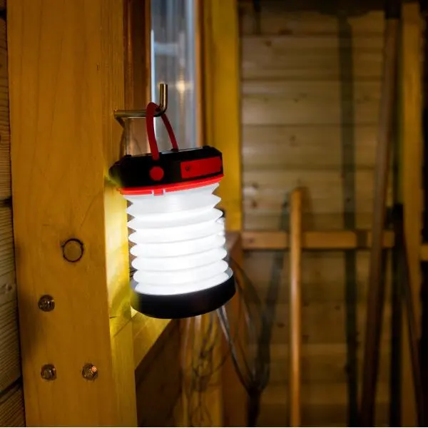 Draagbare Accordeonlantaarn Solar + USB - Afbeelding 2