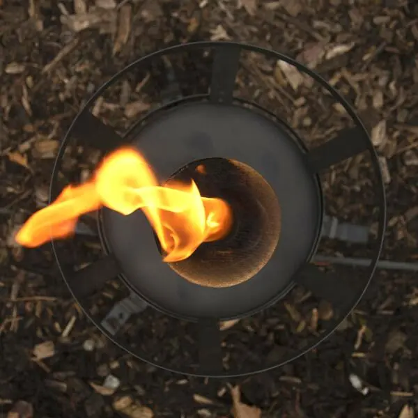 ESSCHERT DESIGN Finse Fakkel In Hout - Afbeelding 5