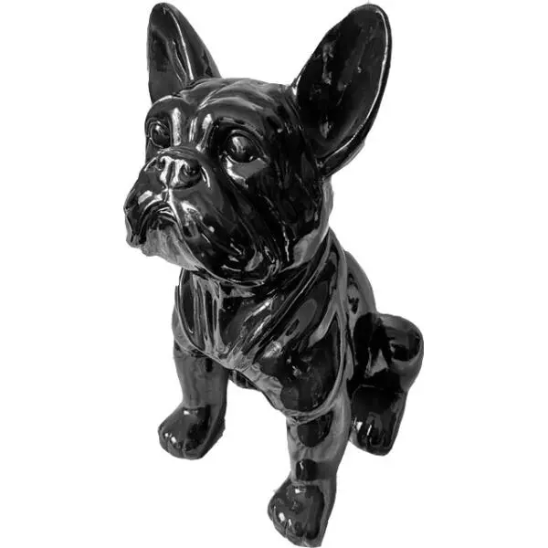 Stoobz Franse Bulldog Zwart - H 37 Cm