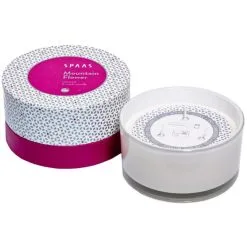 Spaas Geurkaars Mountain Flower In Geschenkverpakking - 28 Uren