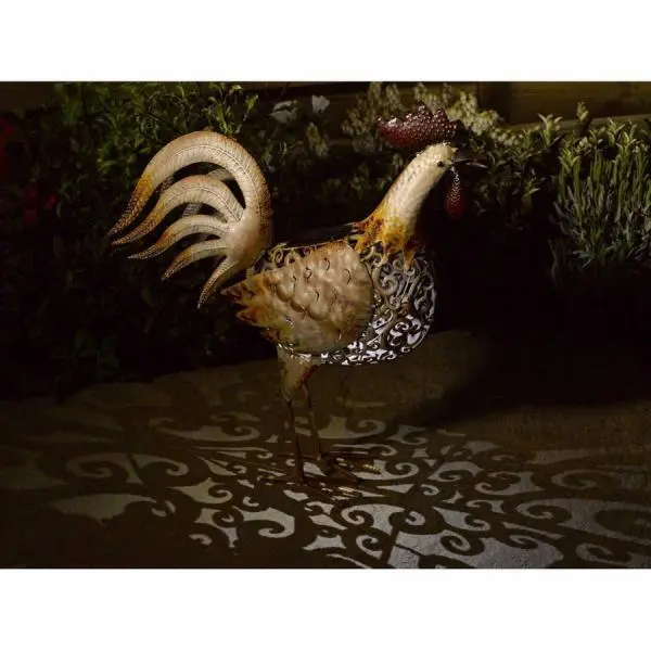 Haan Met Verlichting Op Zonne-energie - Afbeelding 3