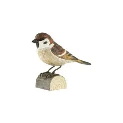 DecoBird - WILDLIFE Garden Ringmus In Lindenhout - Handgemaakt