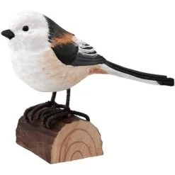 DecoBird - WILDLIFE Garden Staartmees In Lindenhout - Handgemaakt