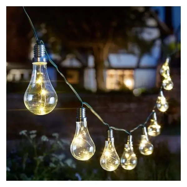 Lichtslinger Eureka Gloeilamp Op Zonne-energie - 10 Bulbs - 380 Cm - Afbeelding 2