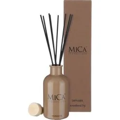 Mica Decorations MICA Geurstokjes Glas Bruin 14,5 Cm - Woodland Fig