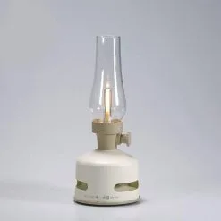 MoriMori Retrolamp Met Speaker - Parelwit