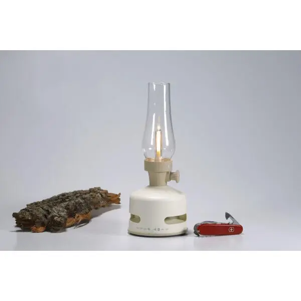 MoriMori Retrolamp Met Speaker - Parelwit - Afbeelding 3