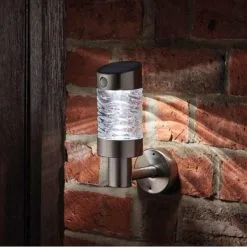 Muurlamp Wave Met Bewegingssensor, Op Zonne-energie