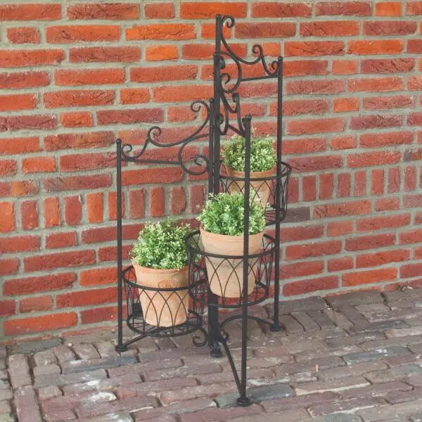 ESSCHERT DESIGN Plantenstandaard Voor 3 Potten - Afbeelding 2