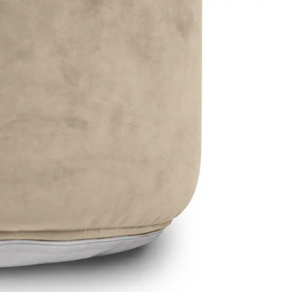 Poef Fatboy® Point Recycled Velvet Indoor - Ø50 X 35 Cm Camelkleurig - Afbeelding 4