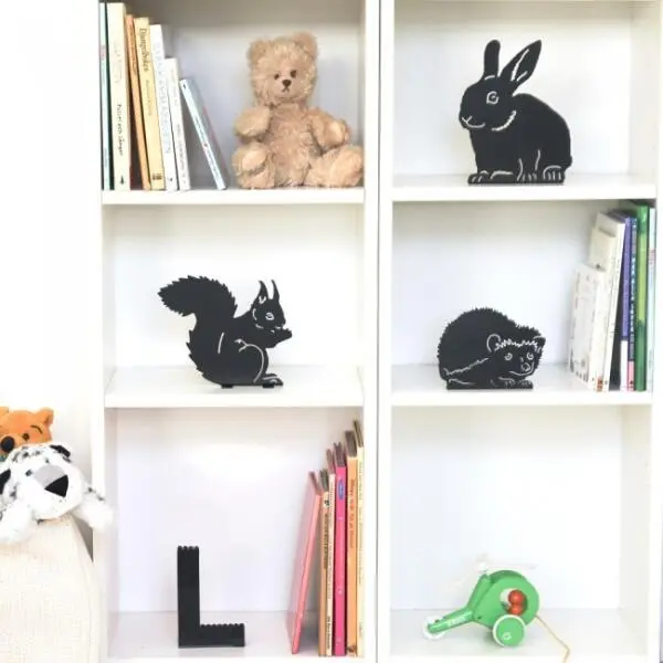 Silhouet Etende Eekhoorn - Decoratief - Afbeelding 3