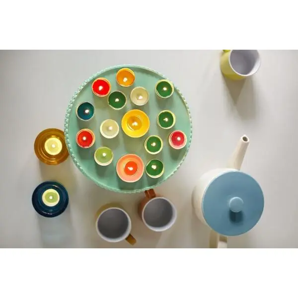 Spaas Theelicht Maxi Zuiderse Citrus - 10 Uren - Set Van 12 Stuks - Afbeelding 2