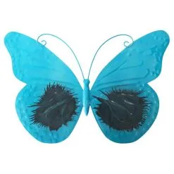 Vlinder Muurdecoratie - Metaal 54 × 36 Cm