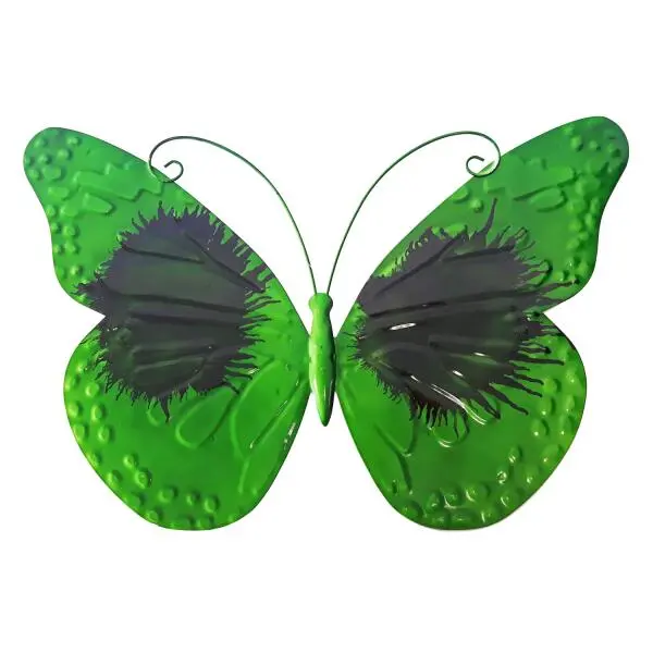 Vlinder Muurdecoratie - Metaal 54 × 36 Cm - Afbeelding 2