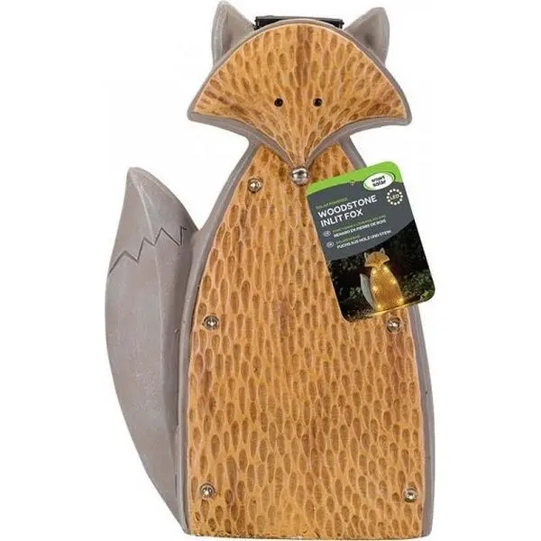 Vos Woody Met Solarlicht - Afbeelding 2