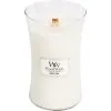 WoodWick Large Candle - White Teak