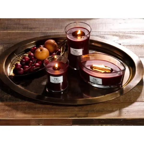 WoodWick Large Candle - Black Cherry - Afbeelding 2